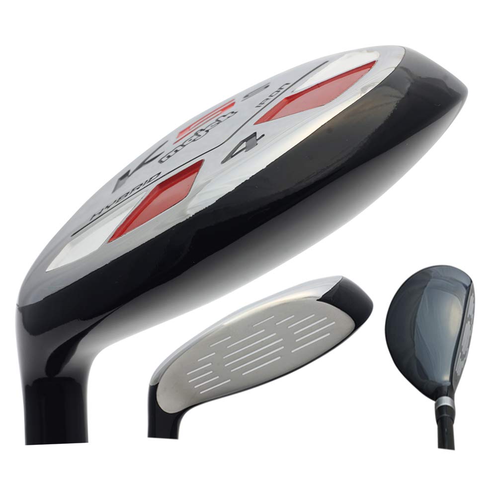 LEFT HANDED Majek Golf Senior Mens All Hybrid Complete Full Set, which Includes: #3, 4, 5, 6, 7, 8, 9, PW Senior Flex Total of 8 New Utility A Flex Clubs with Premium Men's Arthritic Grip - image 4 of 9