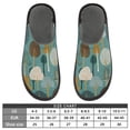 thumbnail image 5 of IAUYY Memory Foam House Slippers Suitable for Both Men and Women. Comfortable, Anti-Slip Plush Flat-Bottomed Slippers The Best Holiday Gift A Turquoise, 5 of 9