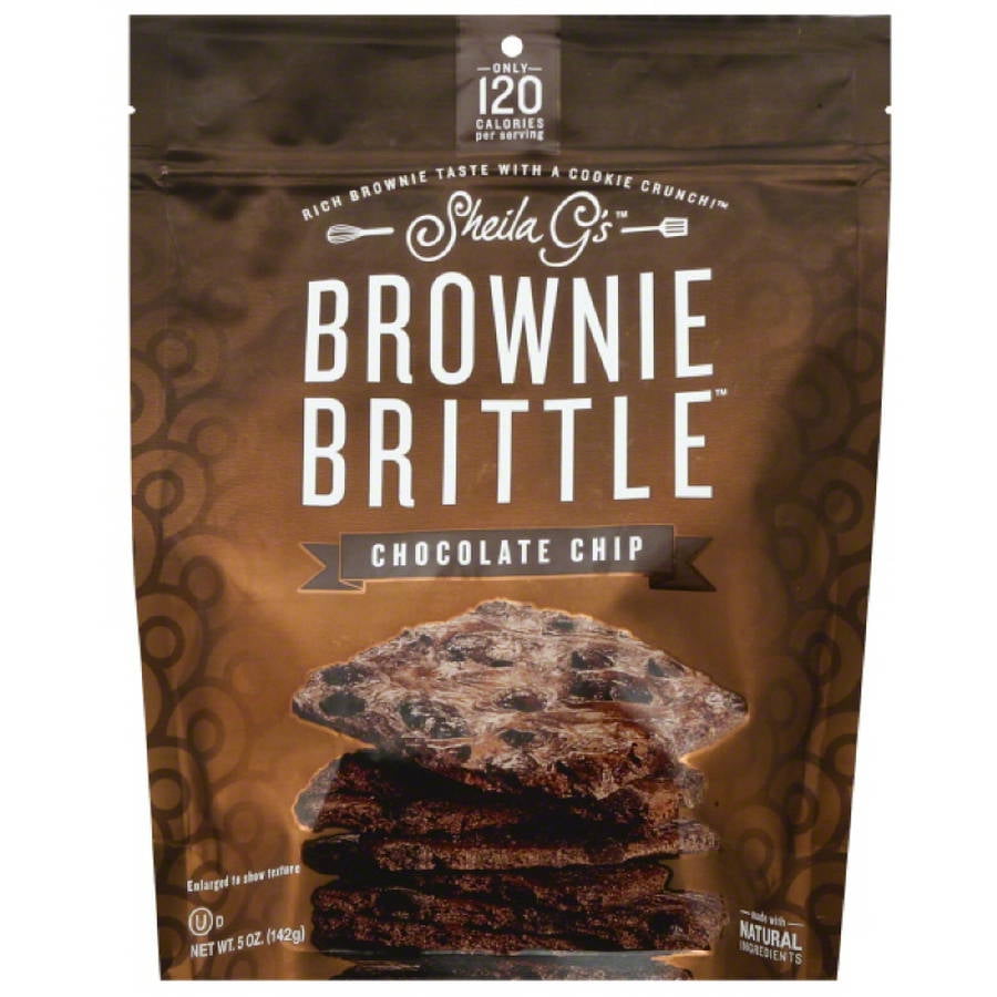 Sheila G's Chocolate Chip Brownie Brittle, 5 Oz, (Pack Of 12) - Walmart.com