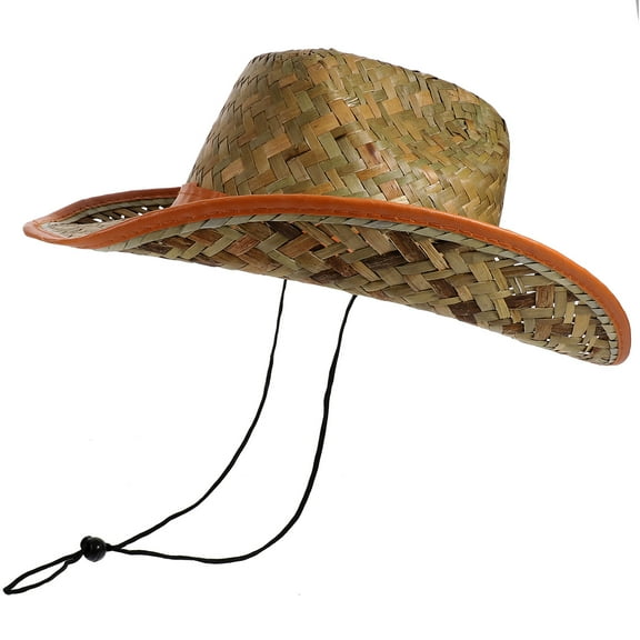 Raindrops  Brim Sun Hat Straw Summer Beach for Outdoor Men's Man