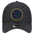 thumbnail image 2 of Men's New Era Black Denver Nuggets Night 39THIRTY Flex Hat, 2 of 5
