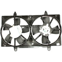 Radiator Fan Assembly - Compatible with 2002 - 2006 Nissan Altima Sedan 2003 2004 2005
