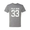 thumbnail image 2 of Wild Bobby, Polk High Bundy 33 Married with Children Fan, Pop Culture, Men Premium Tri Blend Tee, Premium Heather, Medium, 2 of 4