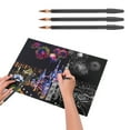 thumbnail image 4 of Voiceine BESTOYARD 3PCS Scratching Drawing Painting Pens Sketch Art Drawing Scraping Pen Stylus Pens (Black), 4 of 10
