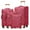 Rose Red, variant on S-HOME Scuff-Resistant Polyester Luggage Set of 4 Soft-Sided Bags with 360 Degree Spinner Wheels, Safety Lock for Travel, Rose Red