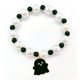 thumbnail image 1 of Pulsera de Halloween Fiudx con calabaza decorada a mano y cuentas de color naranja, 1 of 4