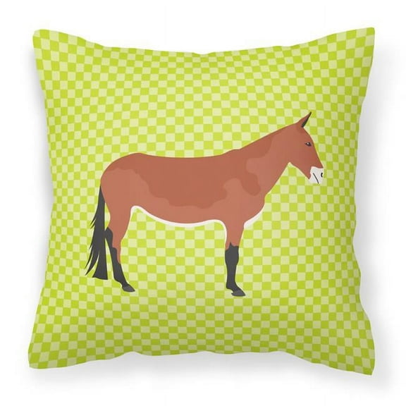 Mule Green Fabric Decorative Pillow