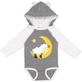 thumbnail image 3 of Inktastic Cute Sheep, Sleeping Sheep, Moon, Stars, Sleepy Boys or Girls Long Sleeve Baby Bodysuit, 3 of 5
