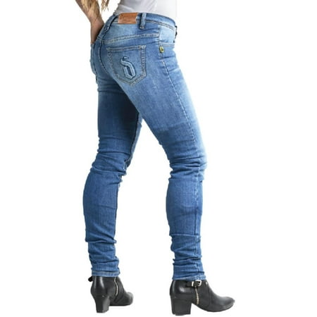 Womens Light Blue Jeans - Drayco