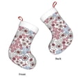 thumbnail image 3 of Honeii Abstract Floral for Christmas Stocking,Large Xmas Stocking,Holiday and Family Stocking for Fireplace Christmas Holiday Party Decoration, 3 of 7
