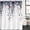 Gray Green Sage Green Gray Blue, variant on Sea Turtle Teal Blue Waterproof Shower Curtain, Stall 36"x72" Washable Polyester Fabric Shower Curtains for Bathroom, Summer Coastal Ocean Wood Grain Decorative Bathtub Curtain Sets with Hooks