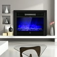 thumbnail image 3 of Patiojoy 750/1500W Electric Fireplace Heater Adjustable Temperature &Luminance, 3 of 10