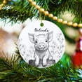 thumbnail image 3 of Personalized Pig Christmas Ornament Gift, Drawing Pencil Pig Ornaments Gifts for Men Women Pig Lovers, Cute Pig Ornament Christmas 2025, Customized Name Pig Lover Ornaments Keepsakes Xmas Tree Gift, 3 of 6