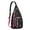 Rose-red-9, variant on Fashion Forward Sling Backpack - Runway Inspired Abstract Print Shoulder Bag, Anti-Theft for Urban Life