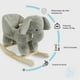 thumbnail image 3 of Mecedora Silla Montable Baby Gaon de Madera con Peluche Elefante Gris, 3 of 5