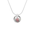 thumbnail image 2 of Delight Jewelry Silvertone Volleyball - ''Set It'' Hero Ring Charm Necklace, 18", 2 of 4