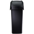 thumbnail image 4 of simplehuman 16 gal Plastic Swing Lid Kitchen Trash Can, Black, 4 of 5