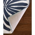 thumbnail image 3 of TOWN & COUNTRY LUXE Livie Matisse Cutout Everwash® Washable Multi-Use Decorative Rug, Kitchen Runner Rug, Low-Profile Door Mat, Bedroom Rug and Dorm Room Rug with Non-Slip Backing, Navy Blue, 24"x72", 3 of 9