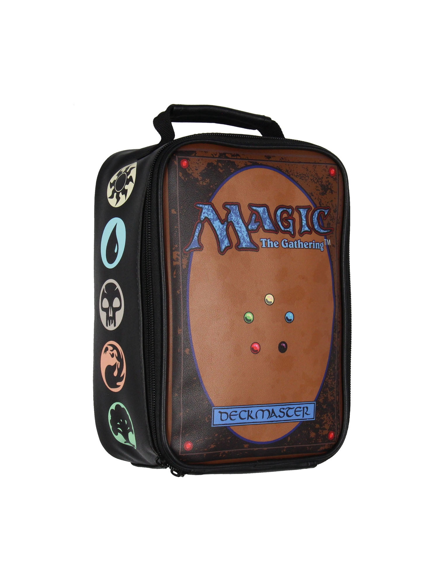 Magic the Gathering Deckmaster Zip Around Insulated Lunch Box Tote Bag with Carrying Handle 10"