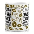 thumbnail image 3 of 11 oz Coffee Lover Mug Grandma Loves Her Coffee Almost as much as her Grandkids Unique Ceramic Cup, 3 of 3