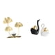 thumbnail image 1 of Estatua de figura,Estatuas de hojas y flores de metal,esculturas decorativas,Figuras decorativas para el hogar,para estante,mesa o vitrina.,estatua de cisne,Estatuas y figuras de cisnes de, 1 of 8