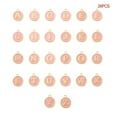 thumbnail image 3 of 26 Pieces Initial Letter Charms Alloy Frame Alphabet Charm Handmade Hanging Pendant Double-sided Alloy Charm DIY Crafting Earring Using Accessories Pink, 3 of 6