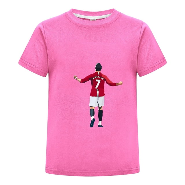 Camiseta Casual de Cristiano Ronaldo para Niños | Playera Deportiva CR7