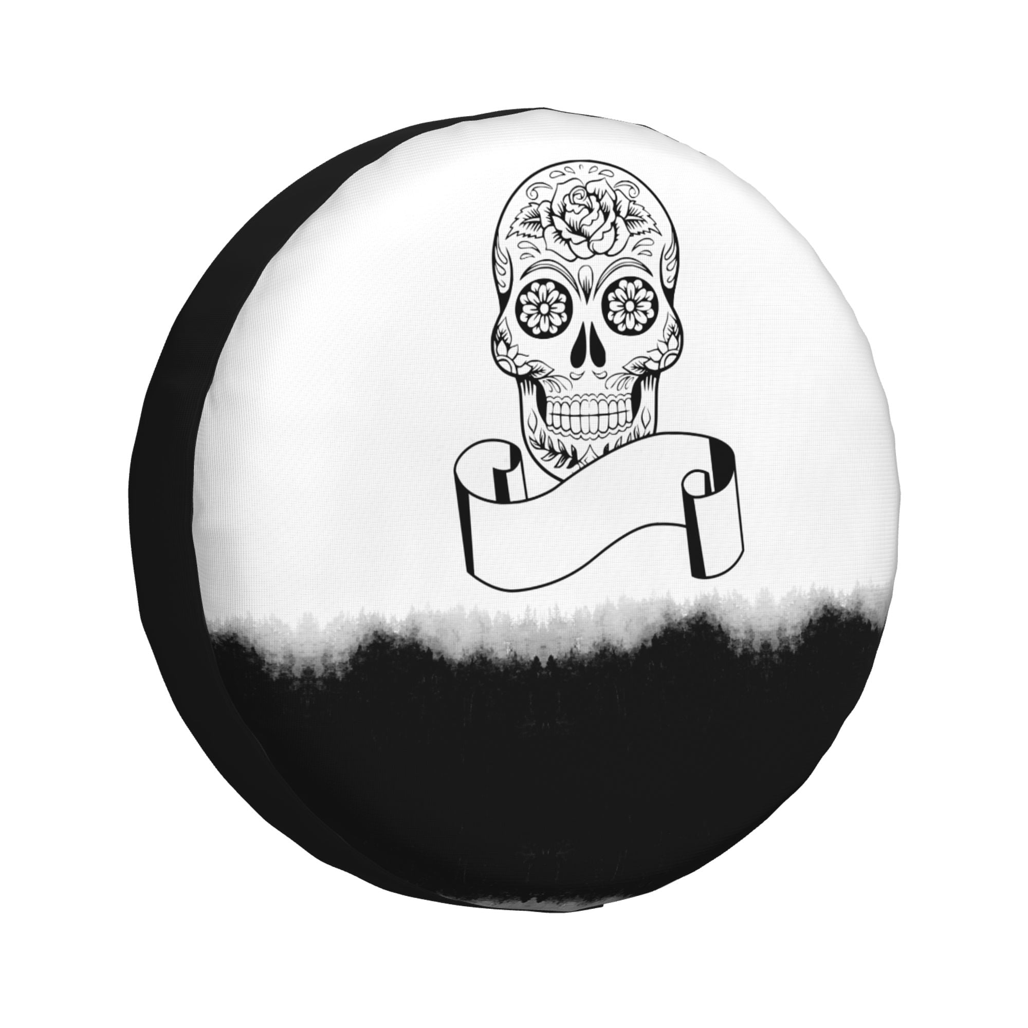XMXY Sugar Skull Mexican Spare Tire Cover，Universal Waterproof Cover for Jeep RV Tire Wheel