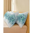 thumbnail image 4 of Teal Blue Eucalyptus Leaves Body Throw Pillow Cover Case,Couch Sofa Bed Pillowcase,Soft Decorative Pillow Protector,Spring Summer Floral Botanical 20x54Inch Long Reversible Pillow Shams with Zipper, 4 of 6