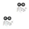 thumbnail image 3 of Youkk Enhanced Performance 2Pcs Rubber Luggage Suitcase Wheels Replacement 50mm Thickness 18mm 2Set, 3 of 6