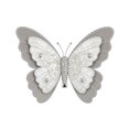 thumbnail image 2 of Silver Detachable Butterfly Clips Decorative Alligator Accessories with Pearls and Shell Inlay for Holiday Party Hairstyle and Christmas Tree Decoration 3 Pack, 2 of 5
