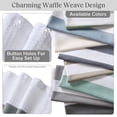 thumbnail image 3 of Cortina de ducha Madison Park Spa Waffle 180 x 180 cm, color carbón, 3 of 8