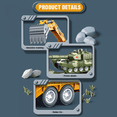 thumbnail image 3 of Semi Truck and Trailer Toys for Boys, Toy Tow Truck with Tank Vehicle for Kids Christmas Birthday Gifts, 3 of 6