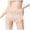 Khaki, variant on Women's Satin Ice Silk Seamless High Waisted Underwear Soft Comfortable Breathable Plus Size Panties for Daily Wear