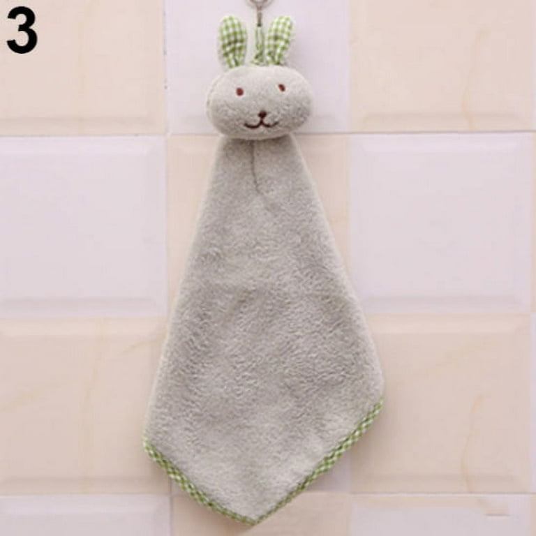 New Cute Kitchen Towel Hanging Microfiber Soft Hand Towels Kids