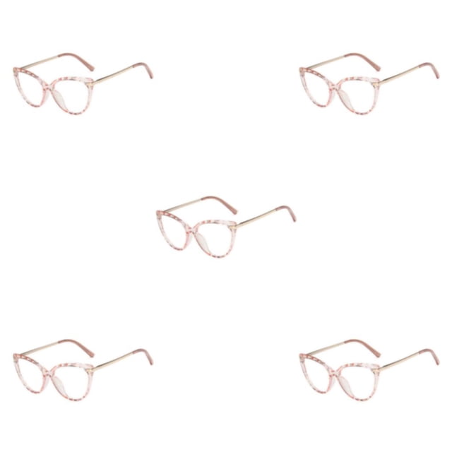 Minnieouse 1 par de gafas para mujer, triangulares, universales, HD, con estilo, protección solar, decorativas, a la moda, adorno para gafas, Type2 NO2