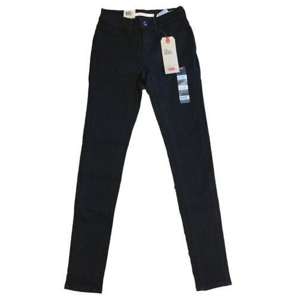 Levis Women's Jeans 710 Super Skinny mid Rise Stretch 1533381 (Black, 4)