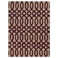 thumbnail image 3 of Rugsotic Carpets Hand Tufted Wool Eco-Friendly Area Rugs - 5'x8', Rectangle, Cream Purple, Modern Contemporary Design, High Pile Handmade Anti Skid Rugs for Living Room, Bed Room (K00734), 3 of 5