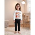 thumbnail image 3 of RUINIXCW Toddler Baby Boy Girl Thanksgiving Outfit Infant Baby Boy Girl Fall Winter Clothes Pumpkin Turcky Printed Long Sleeve Crewneck Sweatshirt Jogger Pants Set, 3 of 9