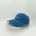 thumbnail image 1 of Hat Female Letter Embroidery Summer Sunscreen Shade Fashion Personality Hole Baseball Cap Male(Blue), 1 of 5