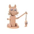 thumbnail image 4 of DIY Animal de madera Juguete Pequeños animales Figuras DIY Modelo Juguetes Habilidades motoras finas Niños Desarrollo Juguete Artesanía de madera para Gatito, 4 of 8
