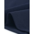 thumbnail image 5 of INSPIRE CHIC Robe en Tricot à Col Cranté à Manches Longues Bleu Foncé TG, 5 of 5
