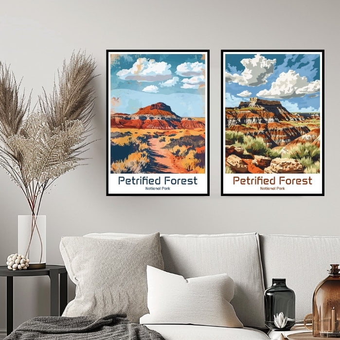 Petrified Forest National Park Travel Room Poster, Set 2, Poster Only