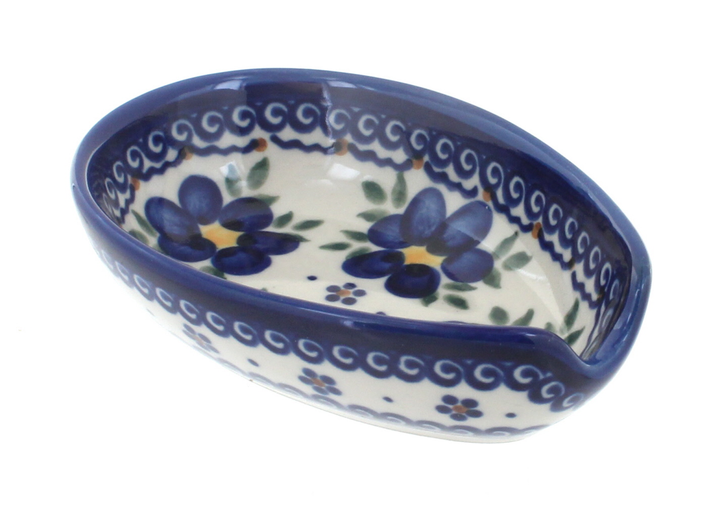 Blue Rose Polish Pottery Garden Of Eden Muffin Pan : Target