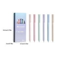 Mfigree Colored Gel Pens for Note Taking 6PCS Pastel Gel Pens Colored