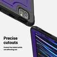 thumbnail image 2 of ELEHOLD Case for Apple iPad Pro 11 2022/2021/2020/2018/air4 10.9/air5,Soft TPU Rugged Durable Case with 360° Rotating Hand Strap & Foldable Hidden Stand & Pencil Holder,Purple, 2 of 11