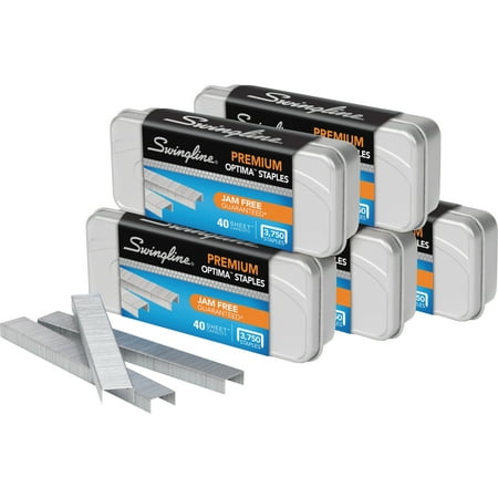 Swingline, SWI35565, Optima Premium Staples, 18750 / Pack, Silver