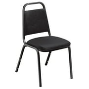 National Public Seating 9100 N Series Vinyl Stacking Chair Black by National Public Seating