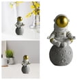 thumbnail image 5 of 2pcs Astronaut Miniature Sculpture Outer Space Preschool Learning Gifts Home Living Bookshelf TV Shelf Tabletop Decoration Collectible, 5 of 7
