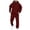 Wine, variant on Ketyyh-chn99 Sweat Suits for Men Set 2 Pcs Hoodie Jogger Sweatsuits Men's Sweater Suit Fashion Casual Pullover Sweater Pants Suit Two Piece Suit Size for 2XL,Dark Blue